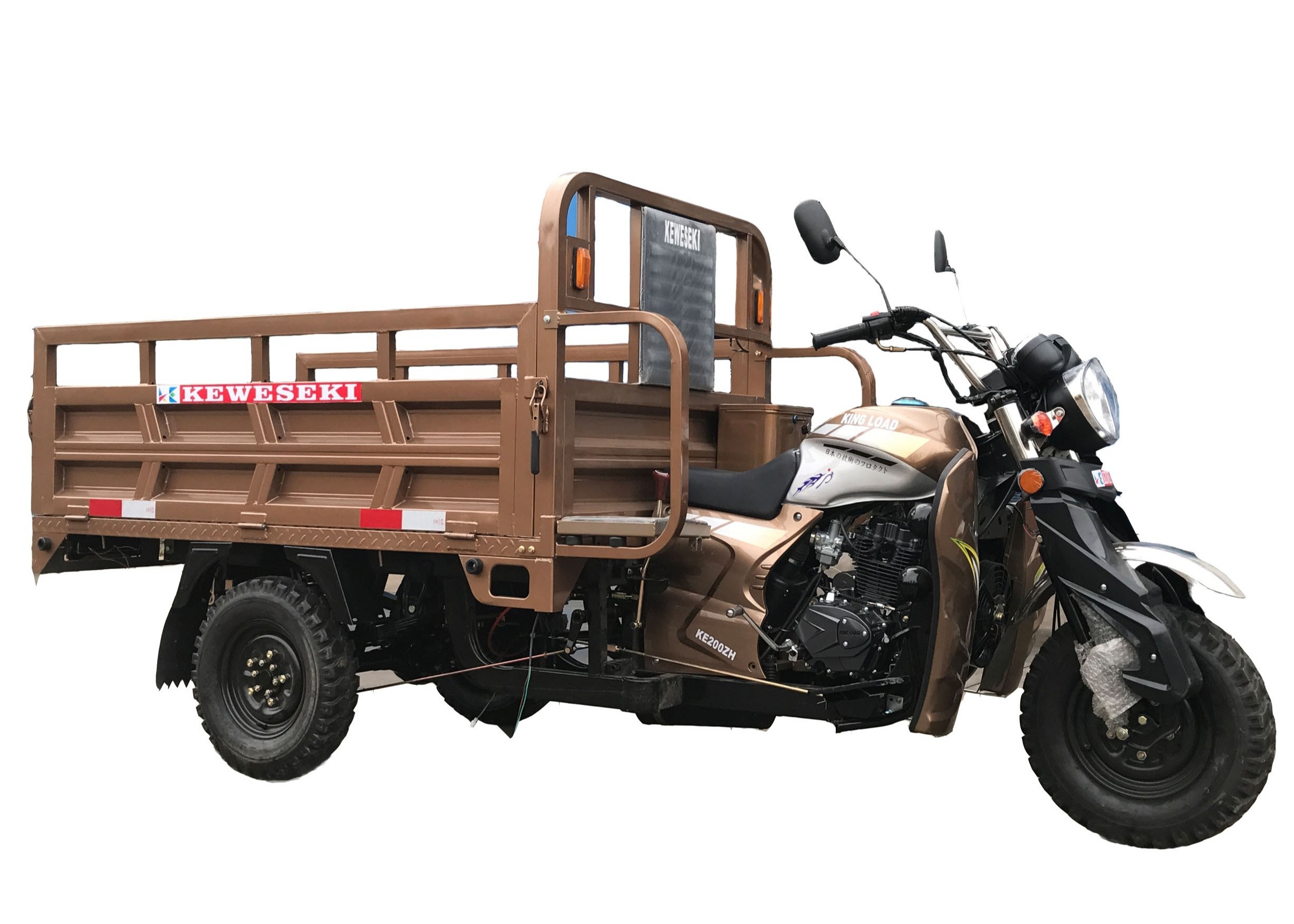 حديقة ثقيلة 3.4m 250cc E دراجة ثلاثية العجلات للشحن